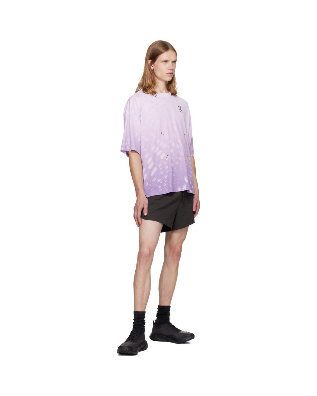 On Shoes Purple Performance Volt Running T-Shirt for men