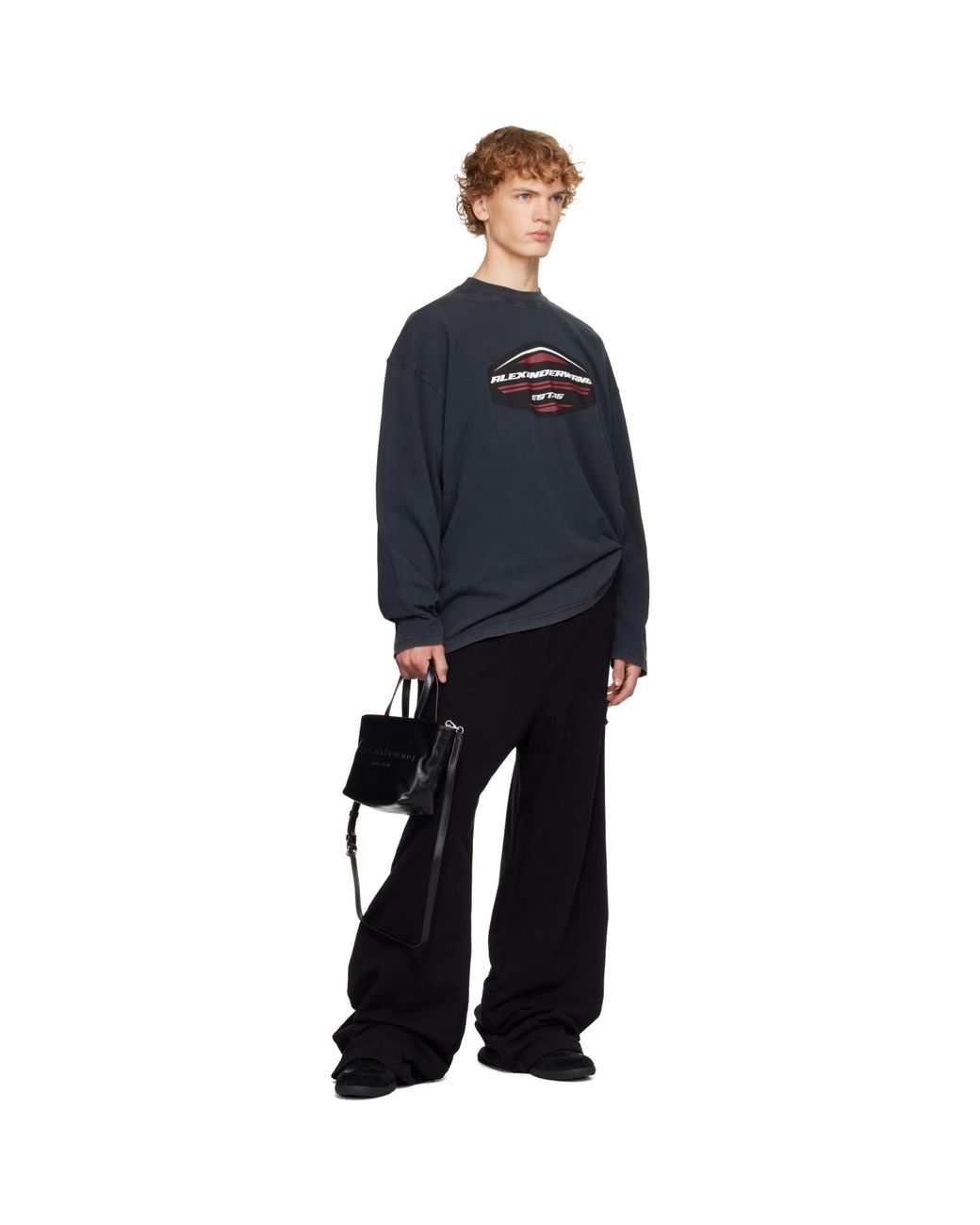 Alexander Wang Black Punch Mini Tote for men