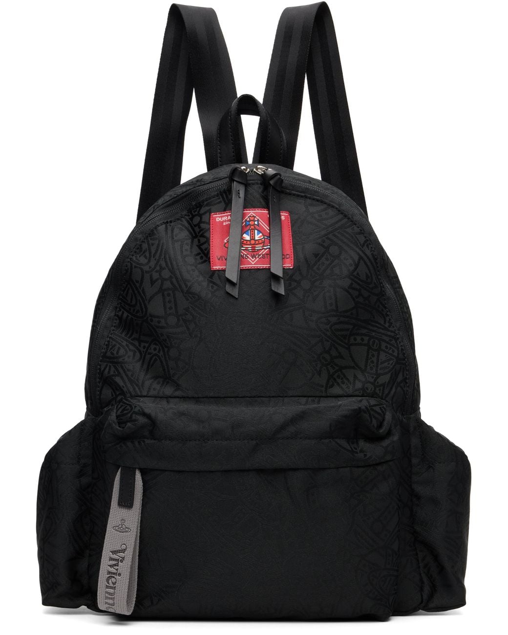 Vivienne Westwood Tangled Orb Jacquard George M Backpack in Black