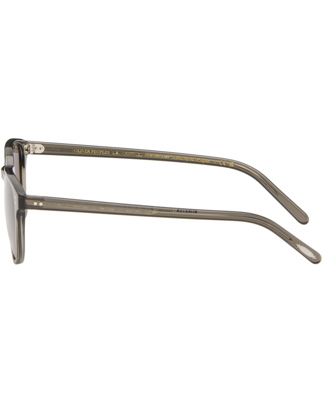 Oliver Peoples Black Fairmont Sunglasses for men