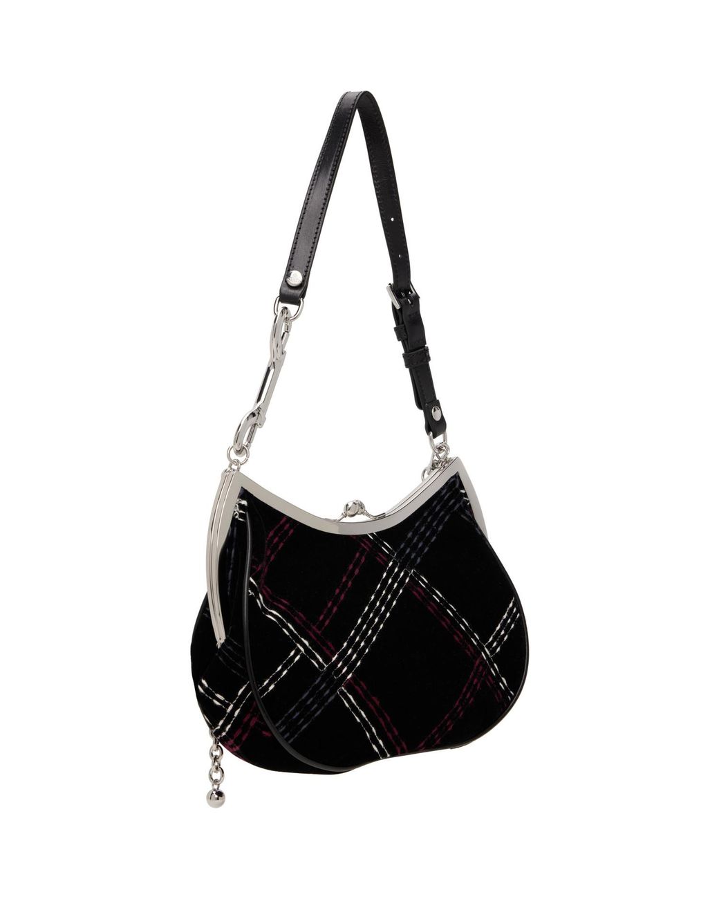 Vivienne Westwood Black Charm Frame Bag