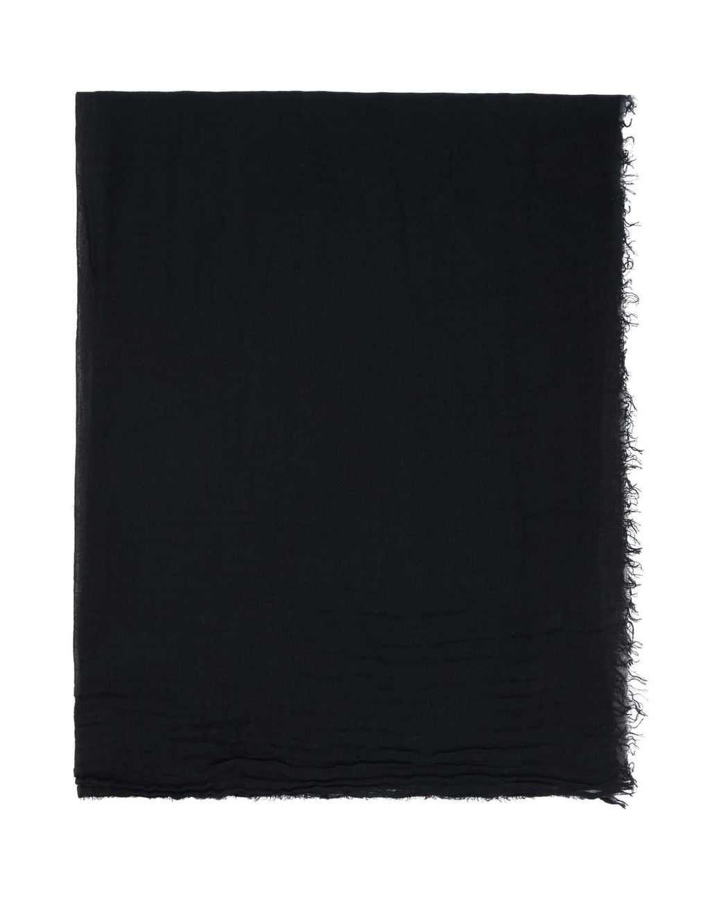 Rick Owens Black Temple Sandy Mega Scarf for men
