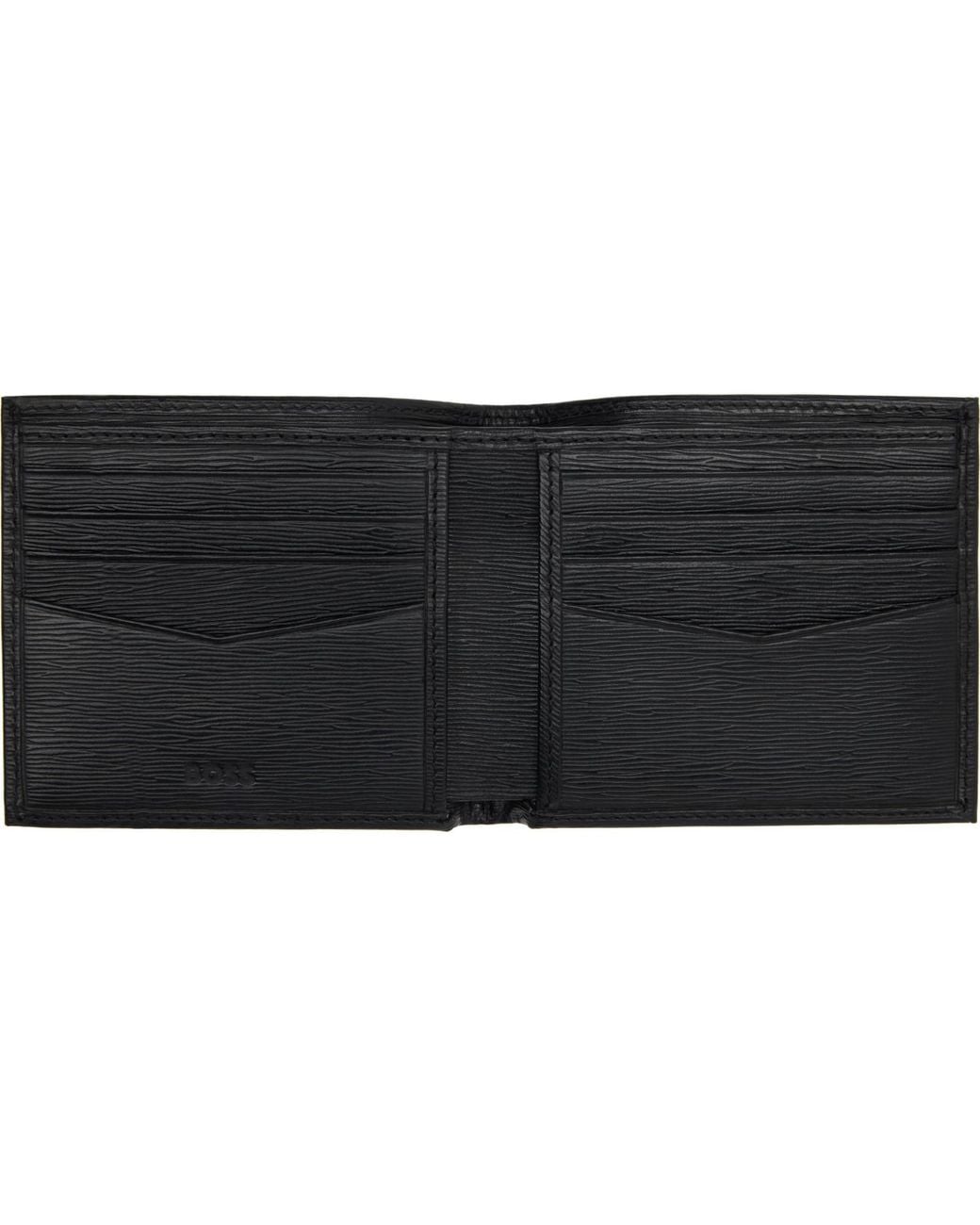 Boss Black Leather Wallet for men