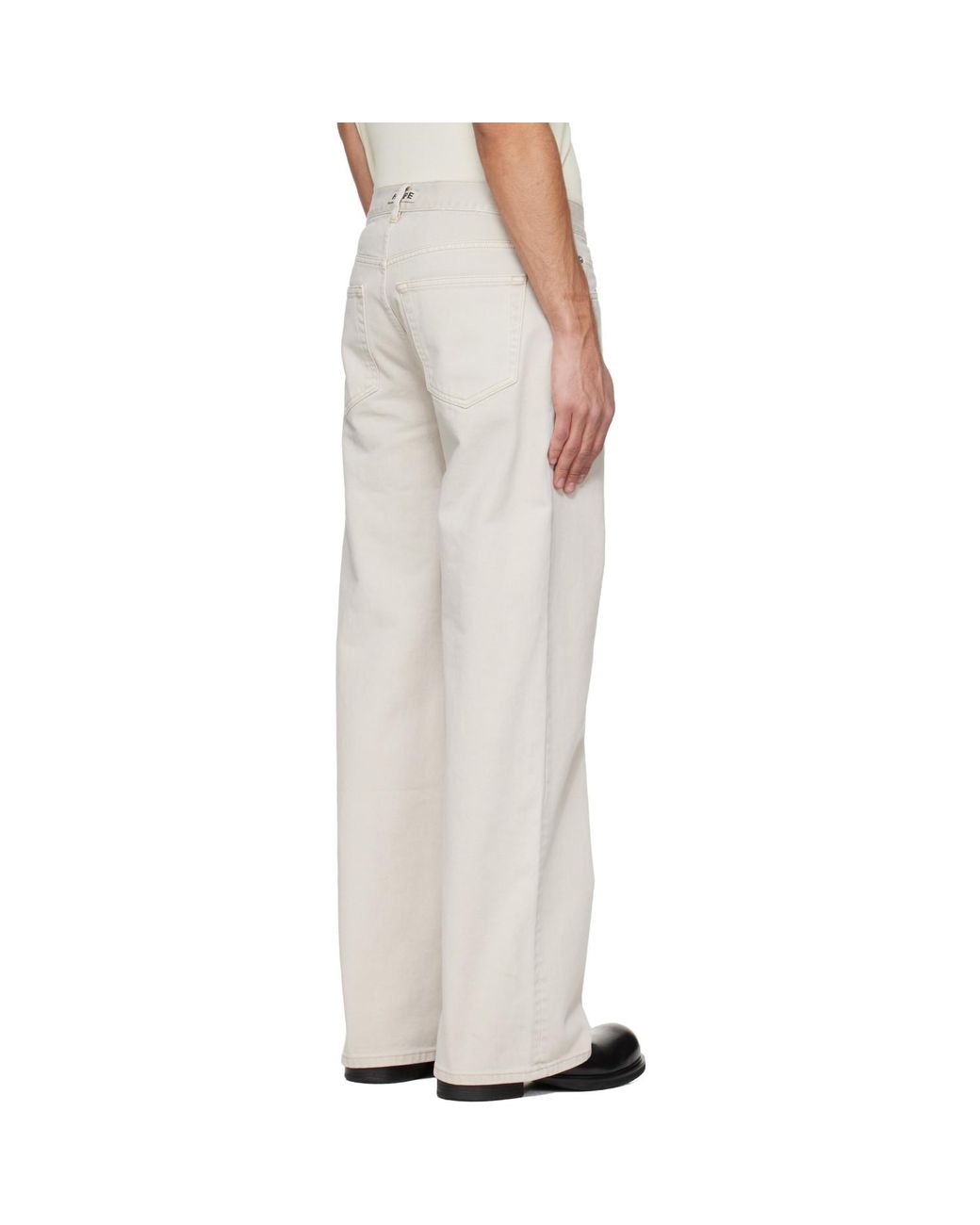 Hope White Off- Shake Jeans for men