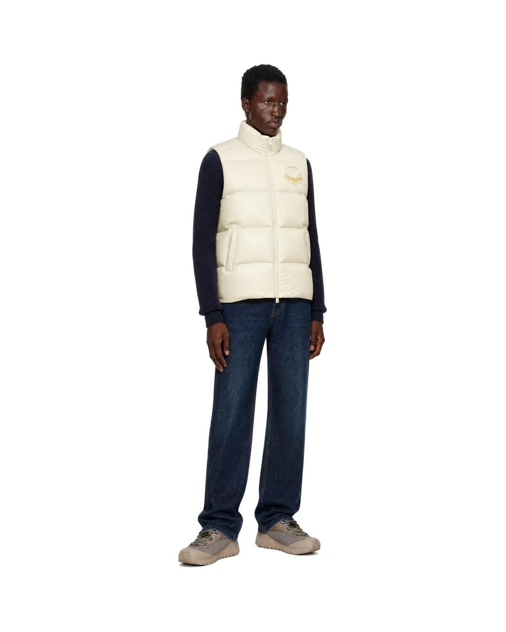 Moncler Natural Lipsi Down Vest for men