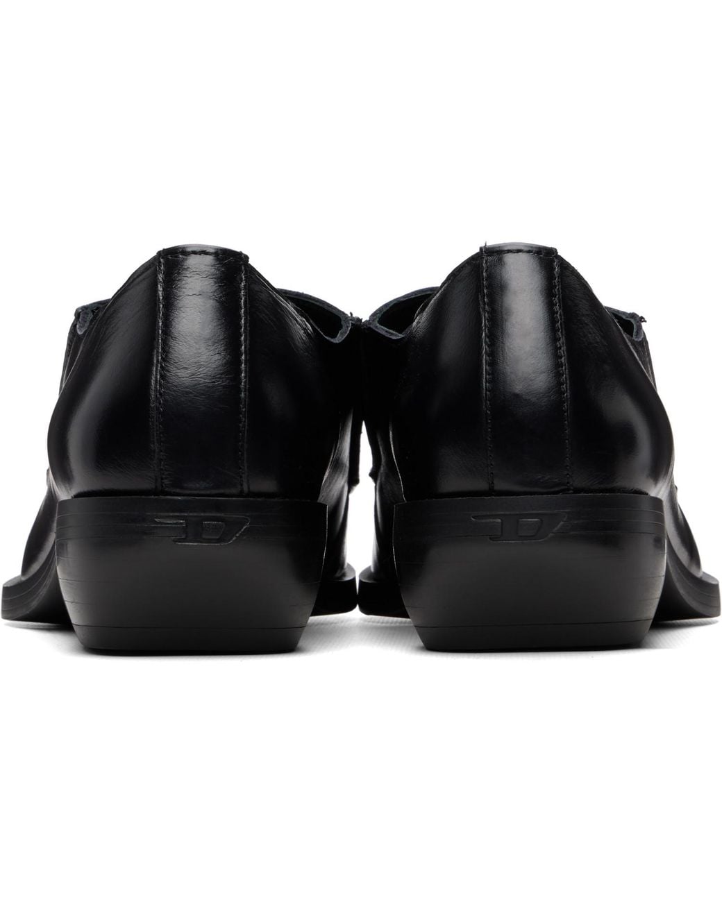 DIESEL Black D-Frido Derbys for men