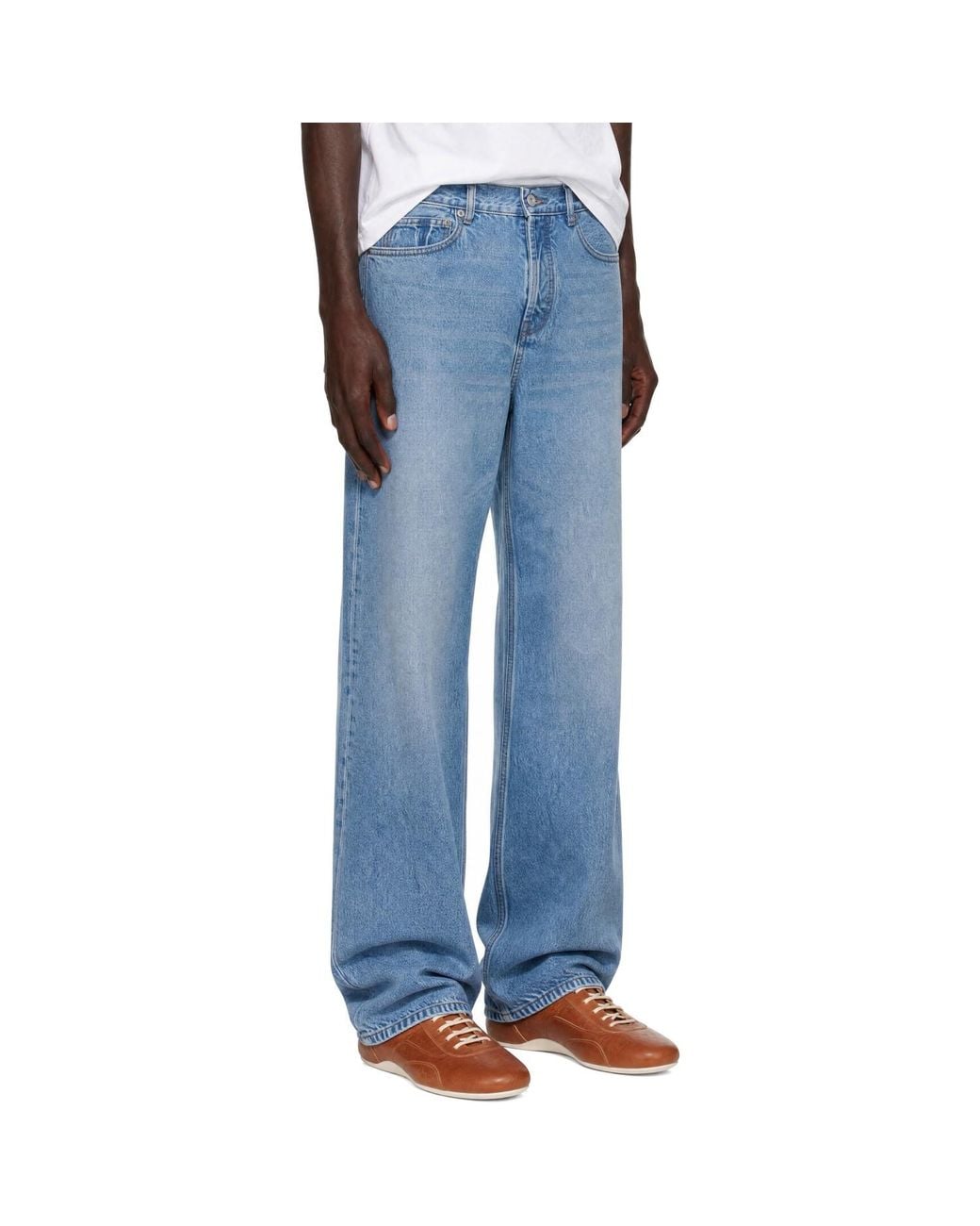 Jacquemus Blue 'The De-Nimes' Straight Jeans for men
