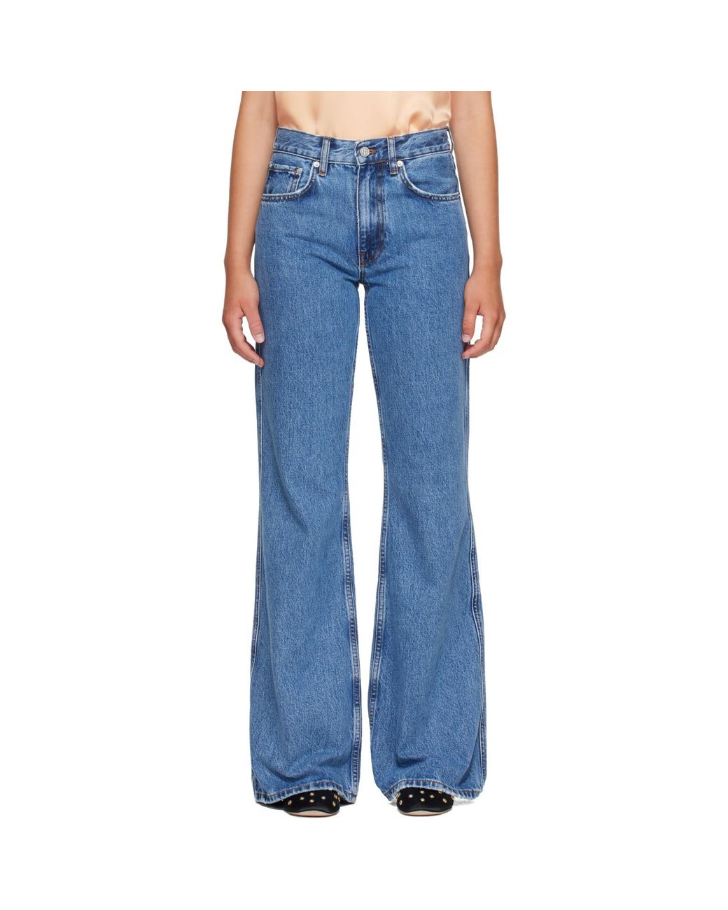 Anine Bing Blue Wyatt Jeans