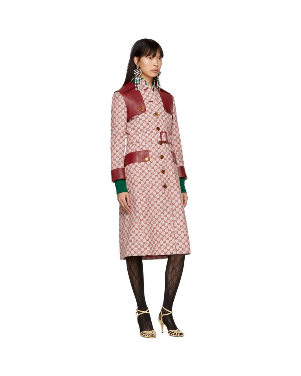 Collant noir GG Gucci en coloris Noir Lyst