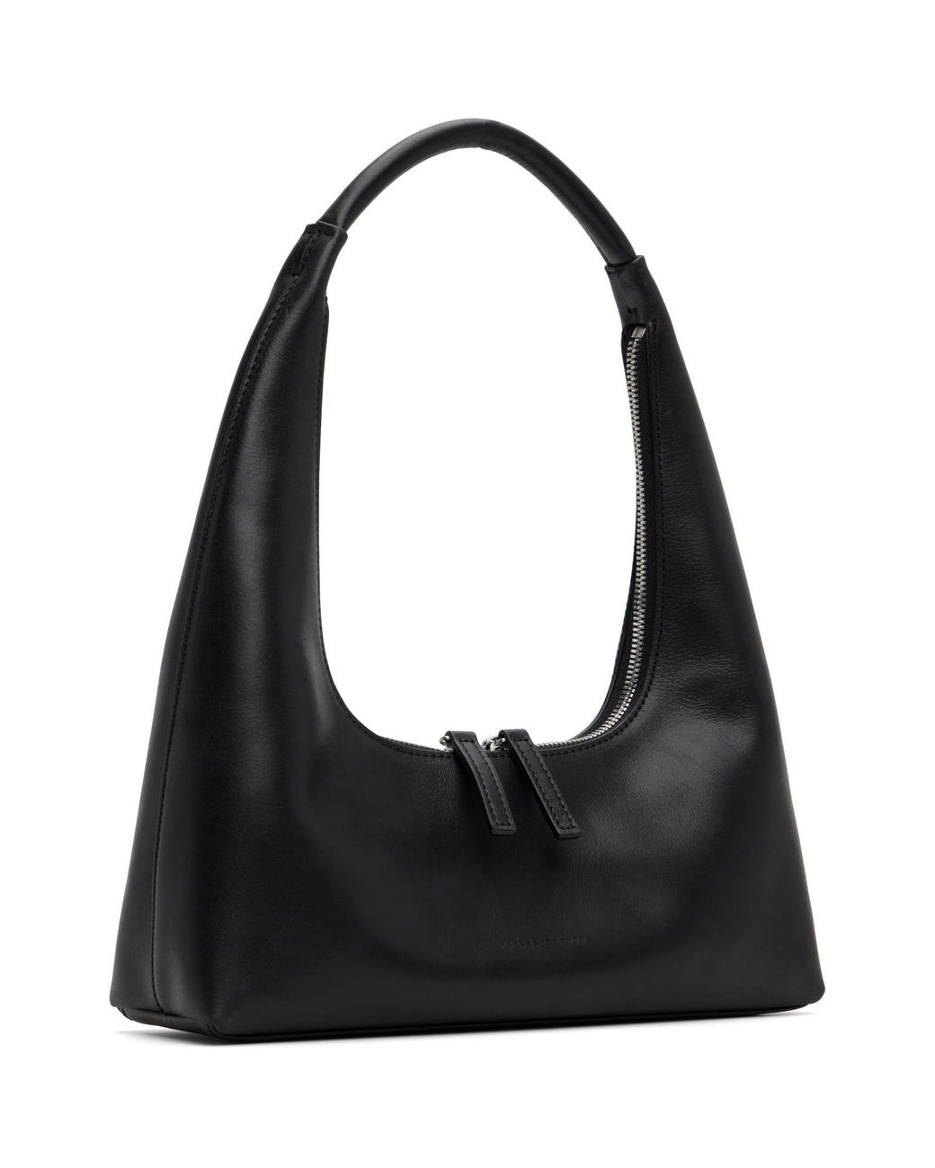 MARGE SHERWOOD Black Leather Shoulder Bag