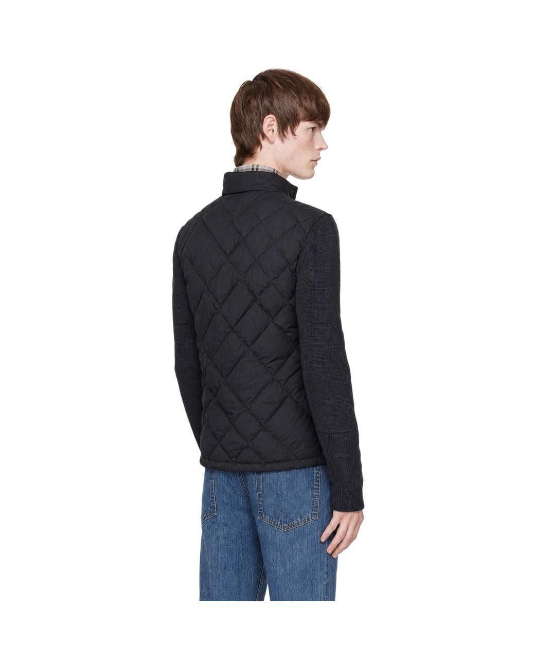 Burberry Black Nylon Dunsbury Puffer Down Jacket for men