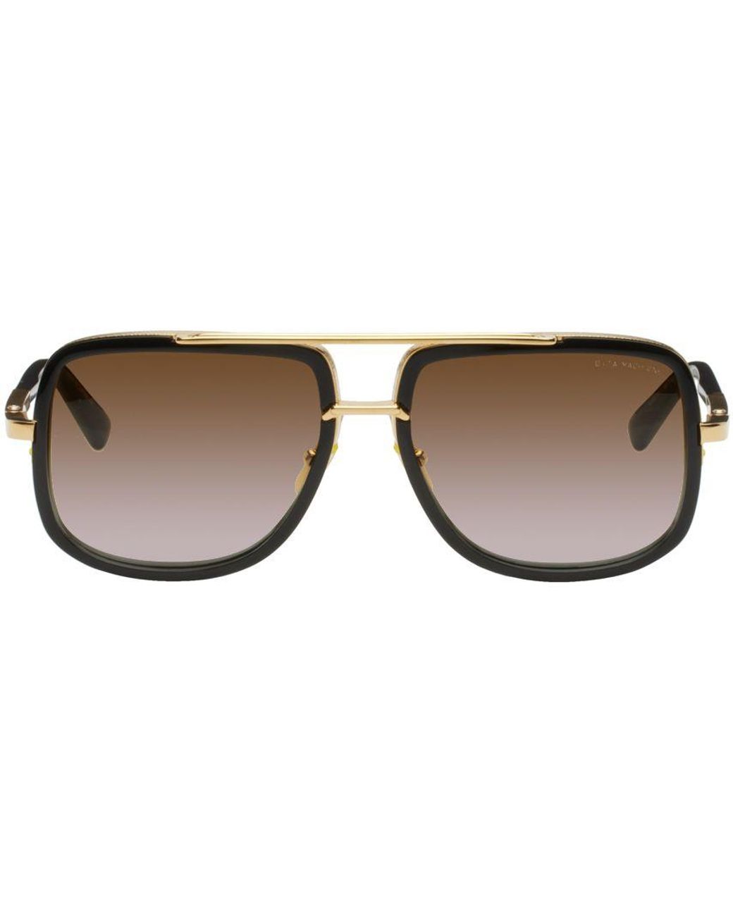 Dita Eyewear Black & Gold Machone Sunglasses for Men Lyst
