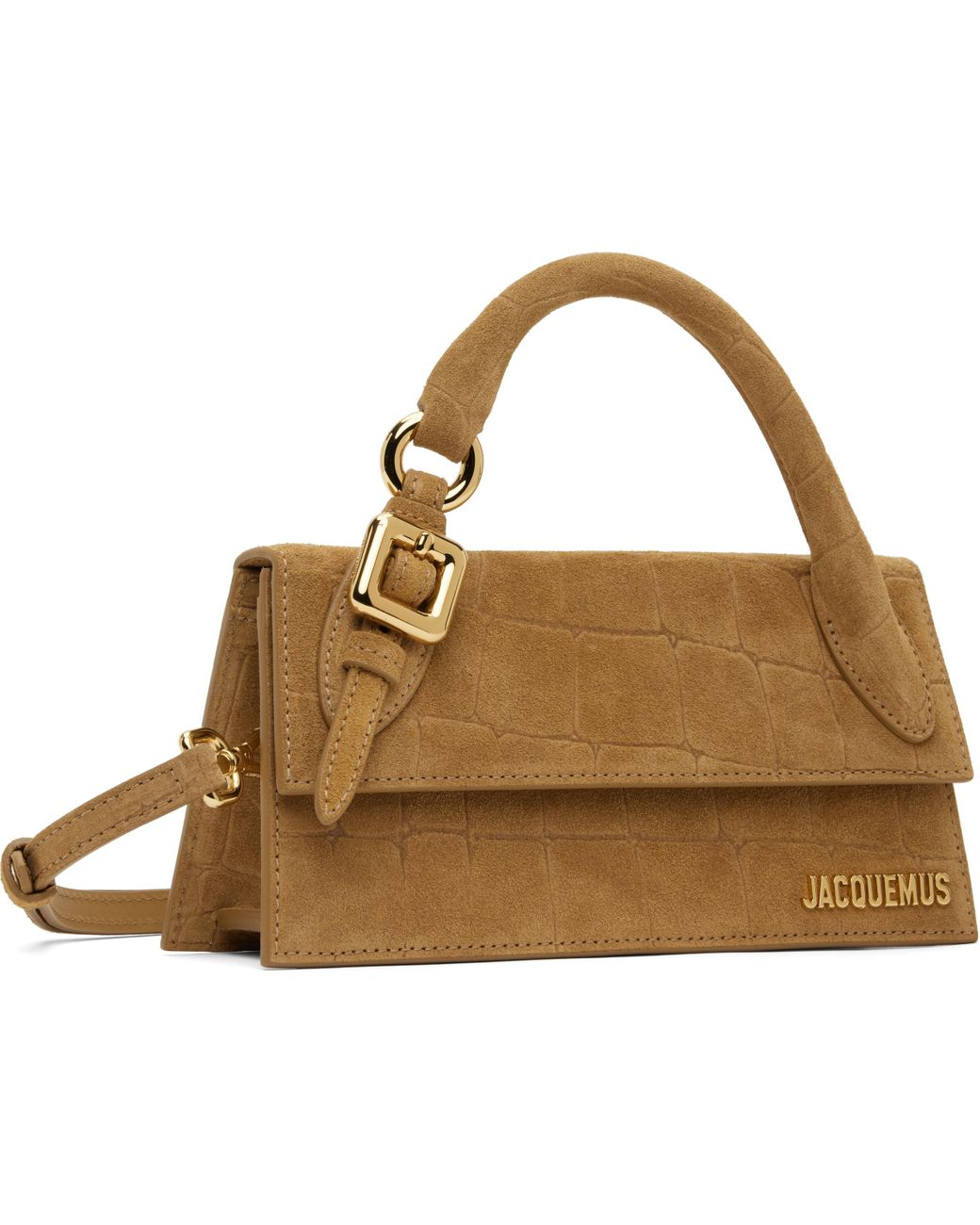 JACQUEMUS タン La Croisiere 'The long Chiquito with buckle' Jacquemus Tan La Croisière 'The Long Chiquito With Buckle
