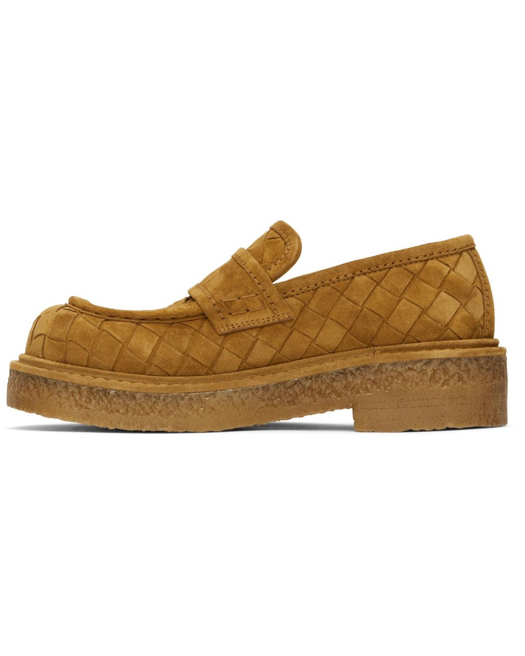 Bottega Veneta Black Tan Haddock Loafers for men
