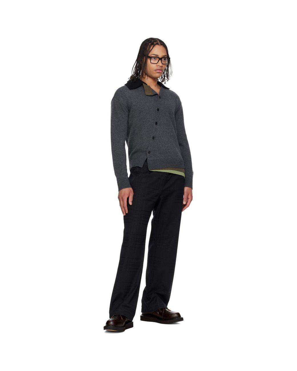 George Cox Black Dace Derbys for men