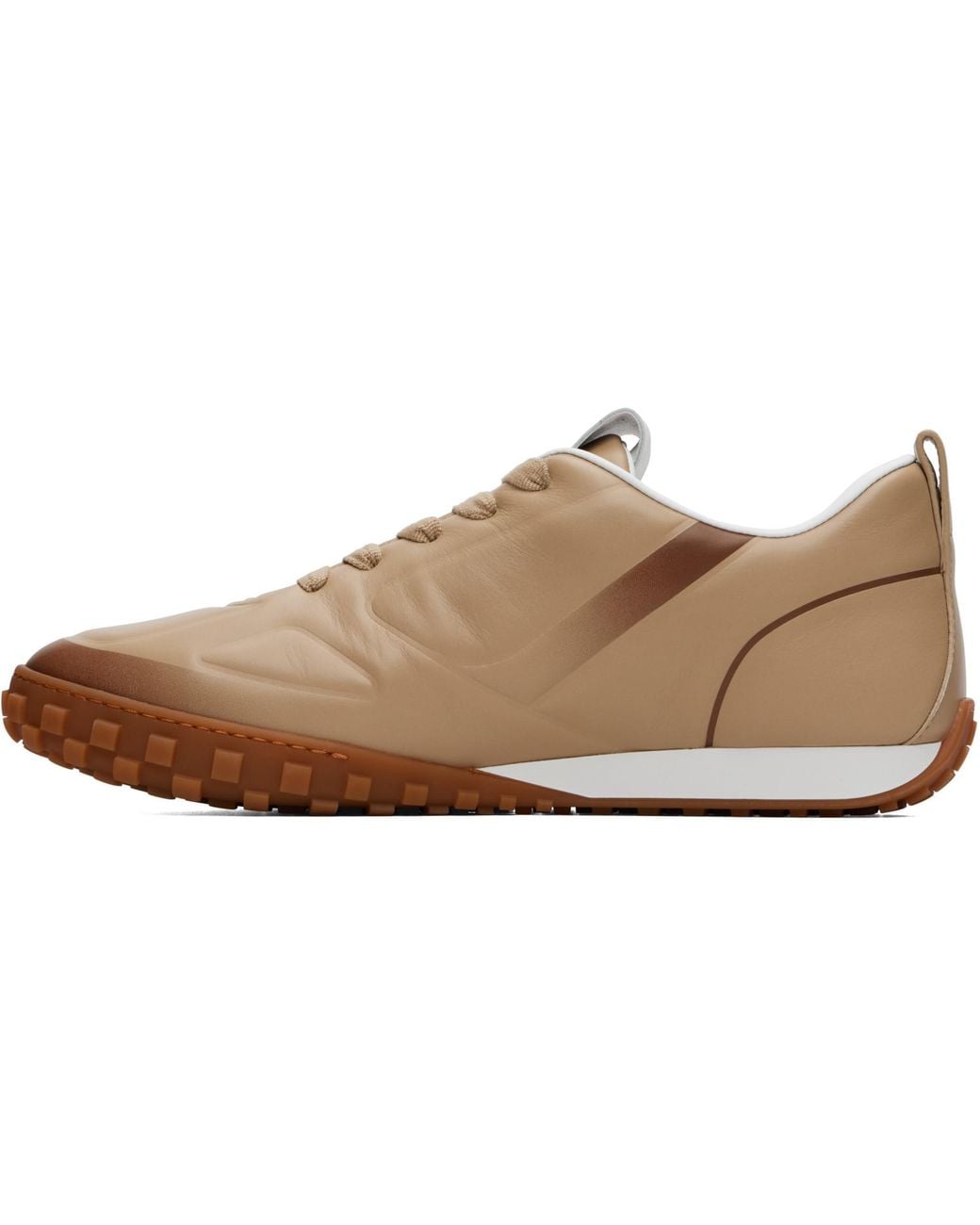 Givenchy Brown Glide Leather Sneakers for men
