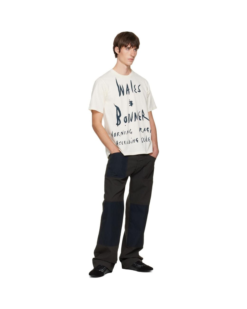 Wales Bonner White Off- Raga T-Shirt for men