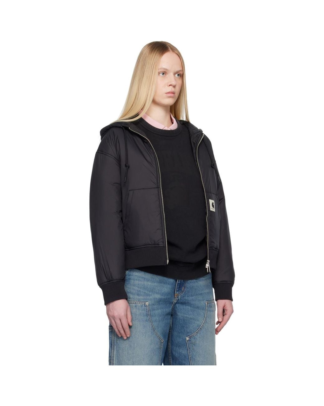 Carhartt Black Hooded Gadd Jacket
