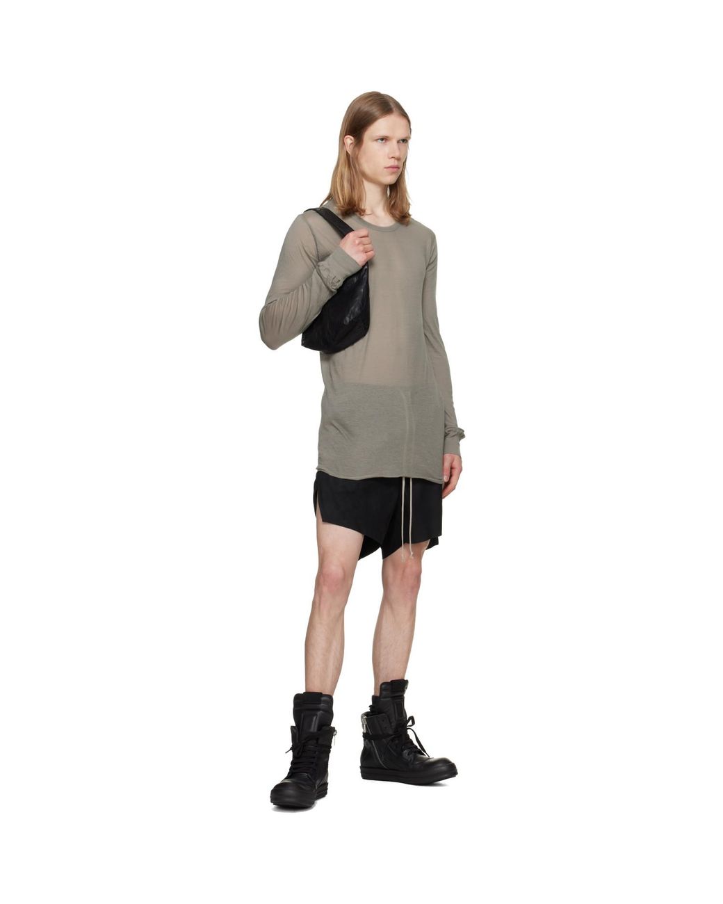 Rick Owens Black Tower Disco Gemini Bag for men