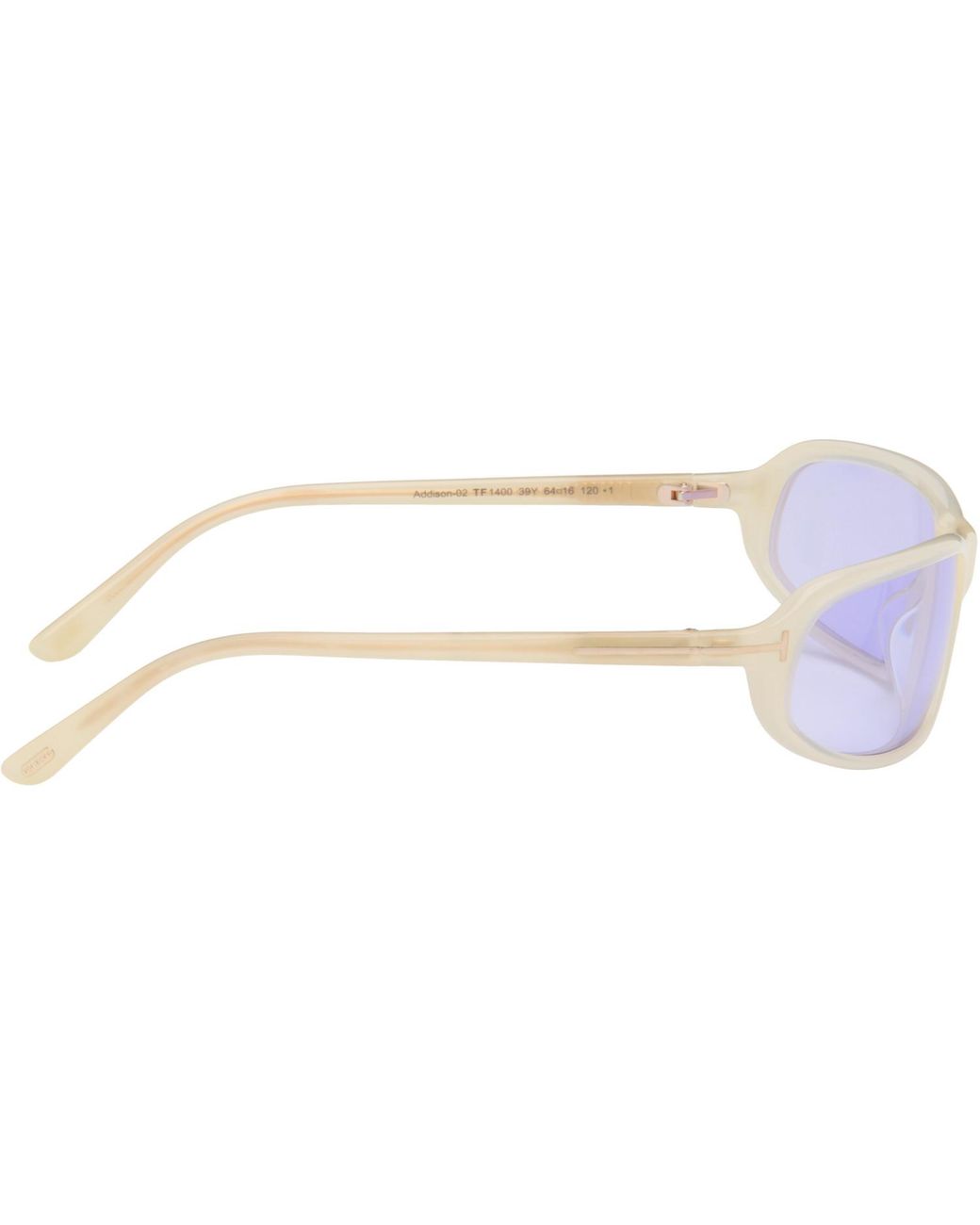 Tom Ford Purple Off- Addison Sunglasses for men