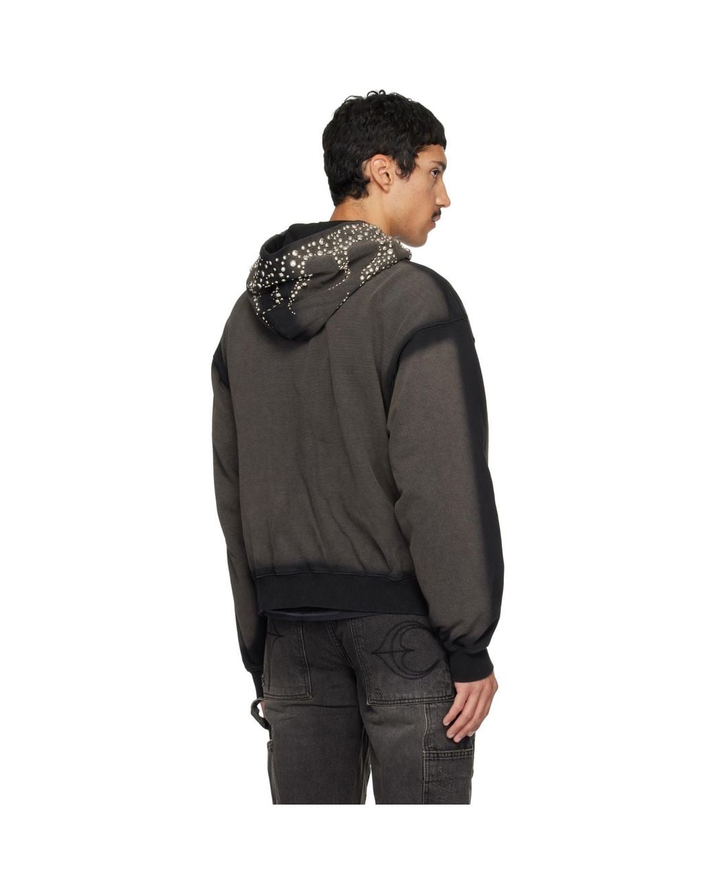 THUG CLUB Black Hotheaded Jamong Hoodie for men