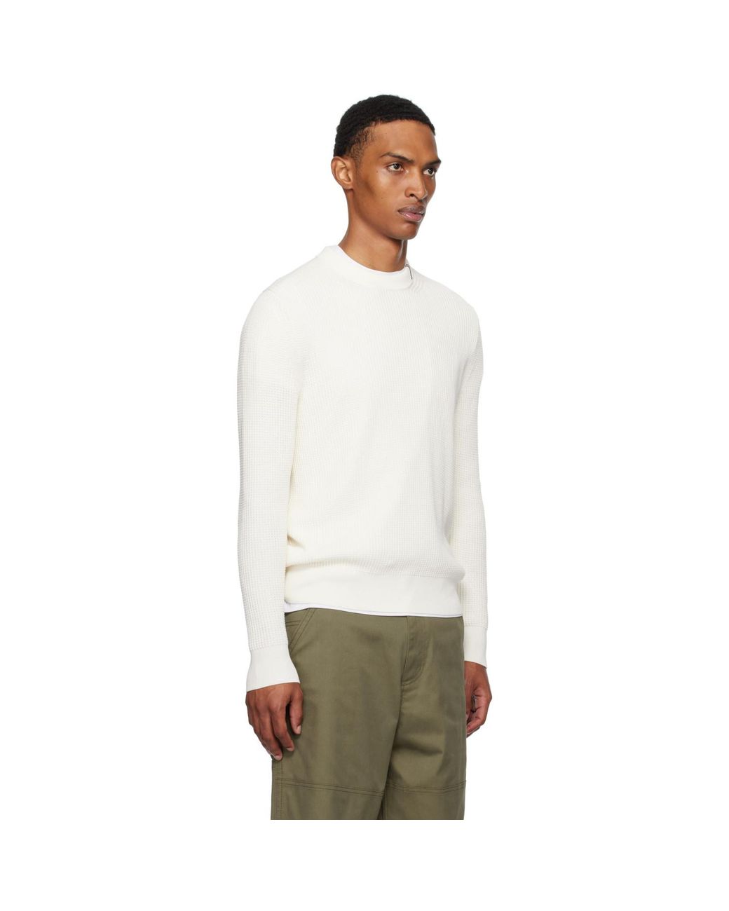 Moncler Multicolor Off- Crew Neck Sweater for men