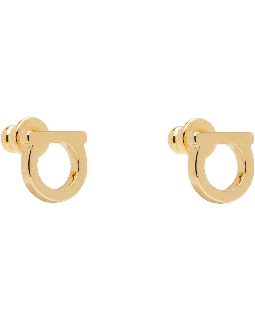 Ferragamo gancini earrings cheap