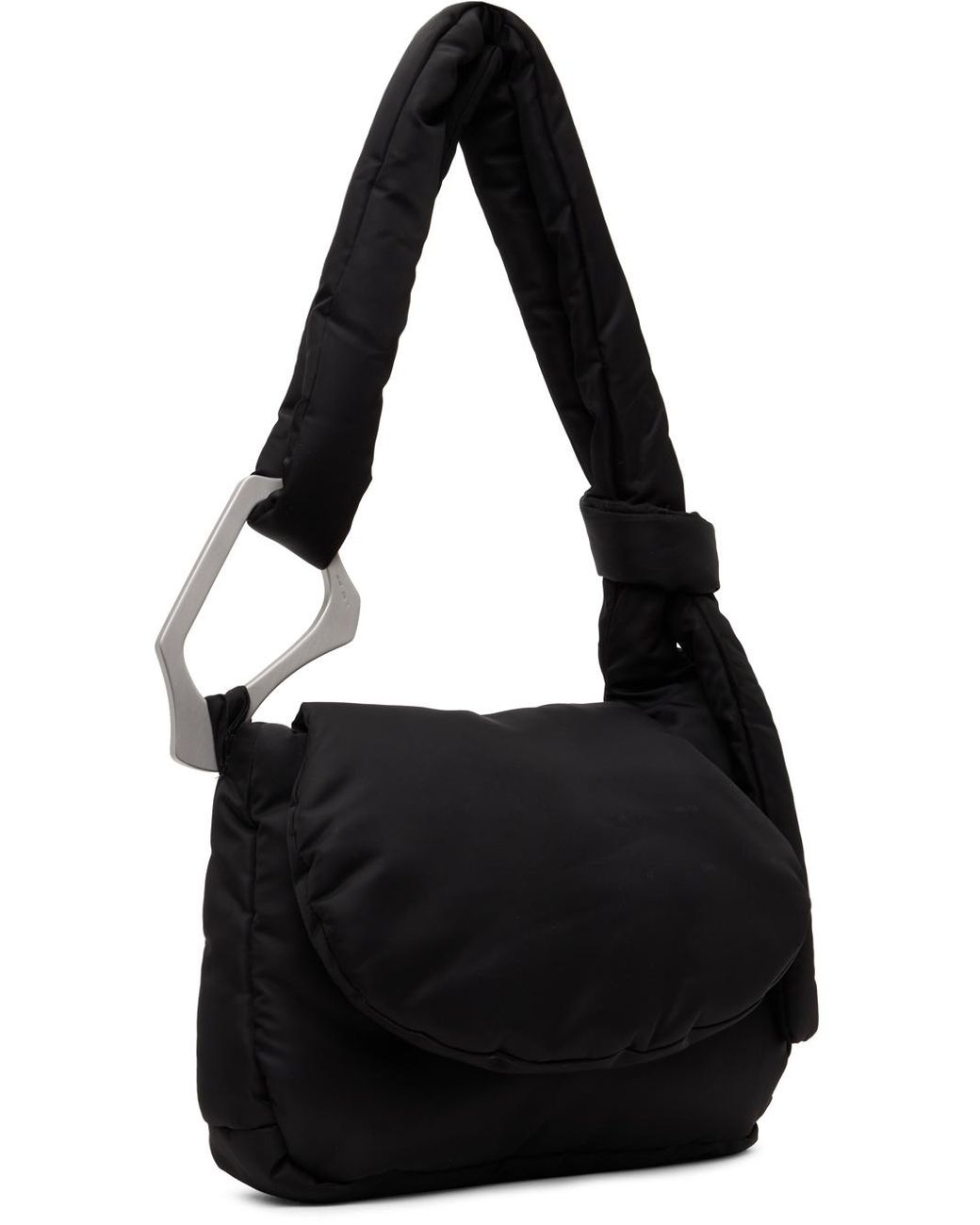 HELIOT EMIL Amorphous メッセンジャーバッグ HELIOT EMIL レザーボックス メッセンジャーバッグ | ブラック