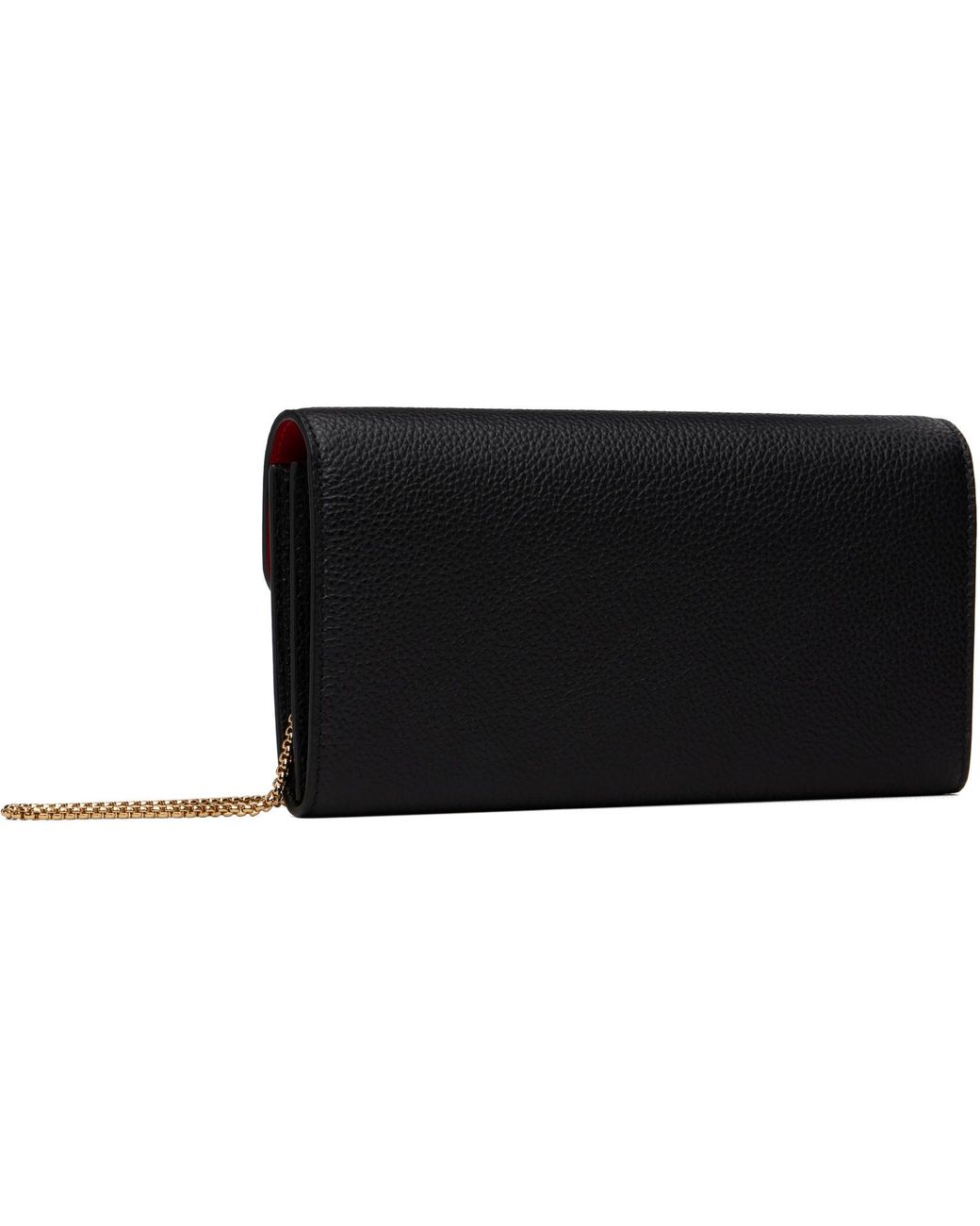 Ferragamo Black Double Gancini Mini Clutch
