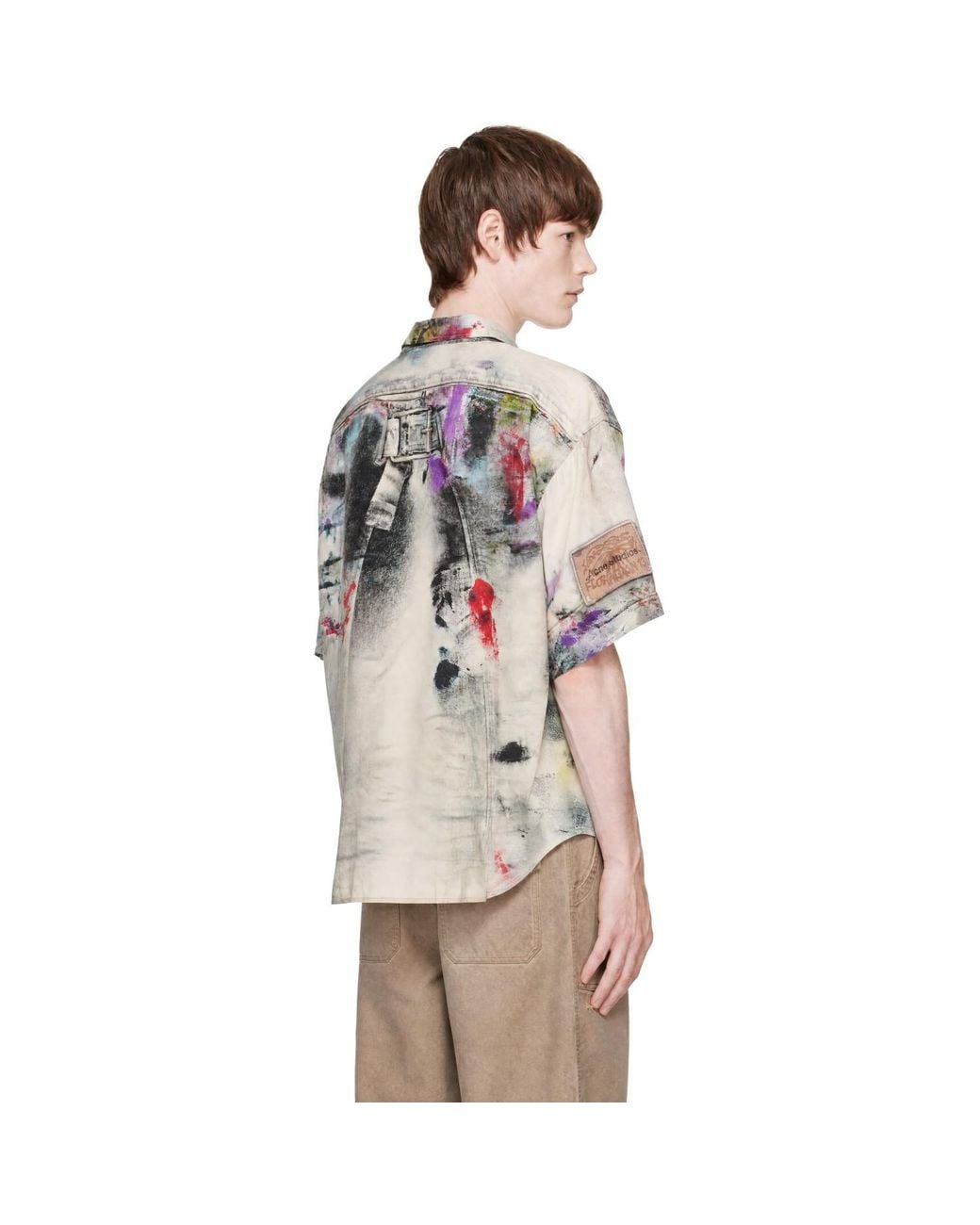Acne Multicolor Printed Shirt for men