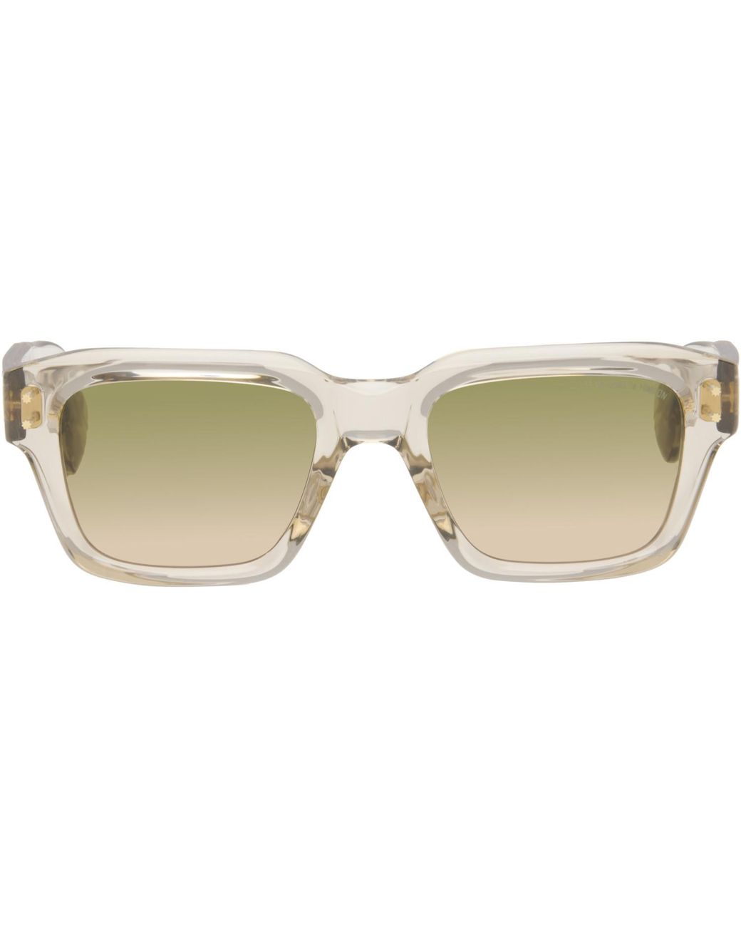 Cutler & Gross Natural 1432 Square Sunglasses for men