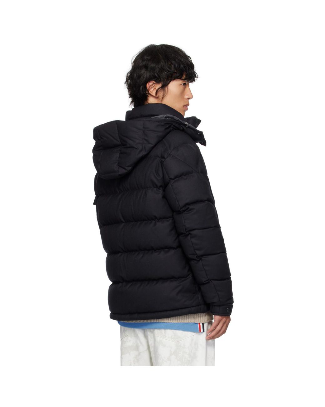 Moncler Black Montgenevre Down Jacket for men