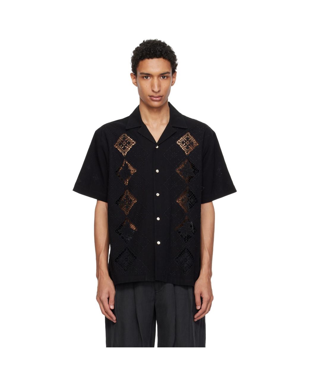 Isabel Marant Black Indy Shirt for men