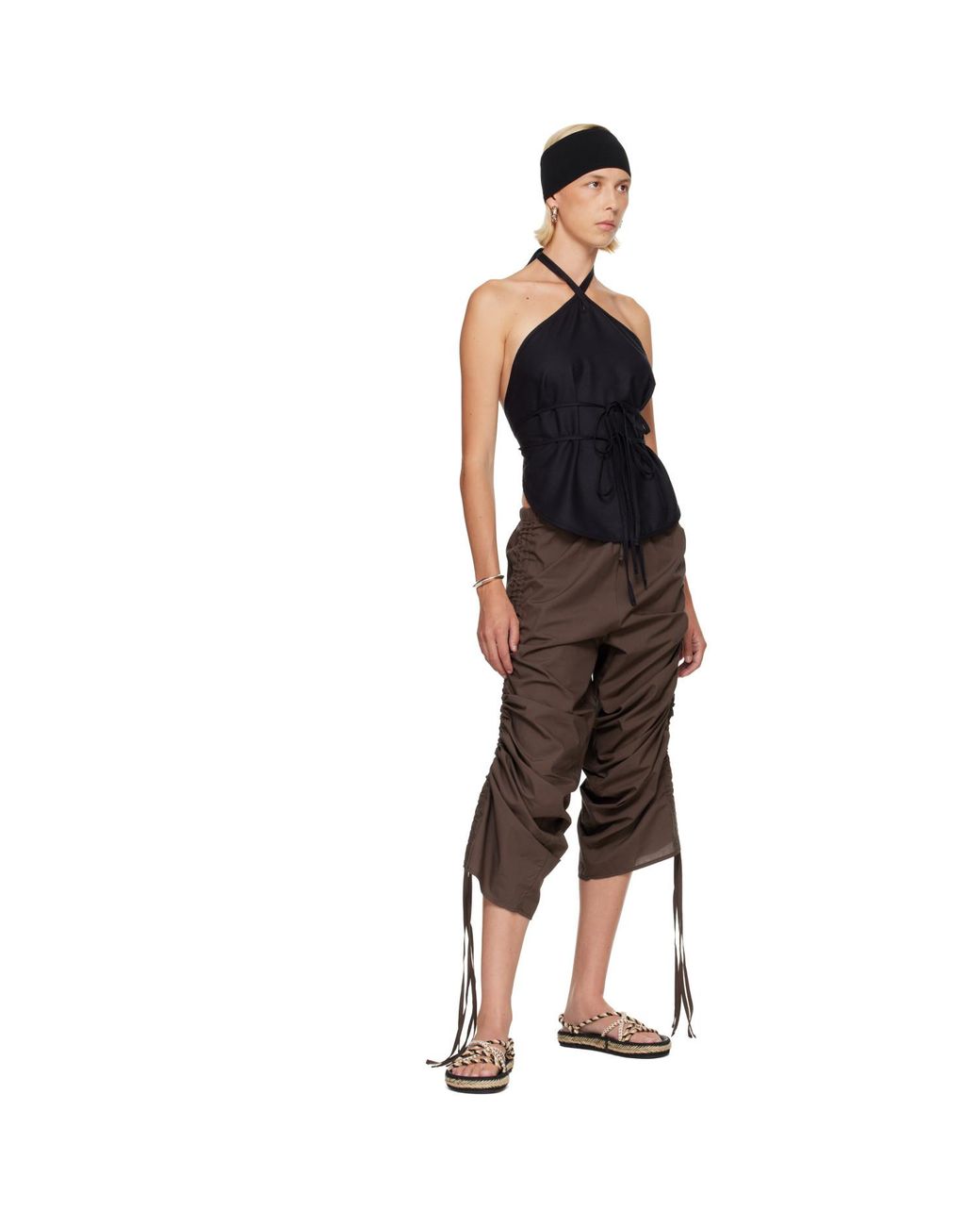 Baserange Black Mar Top