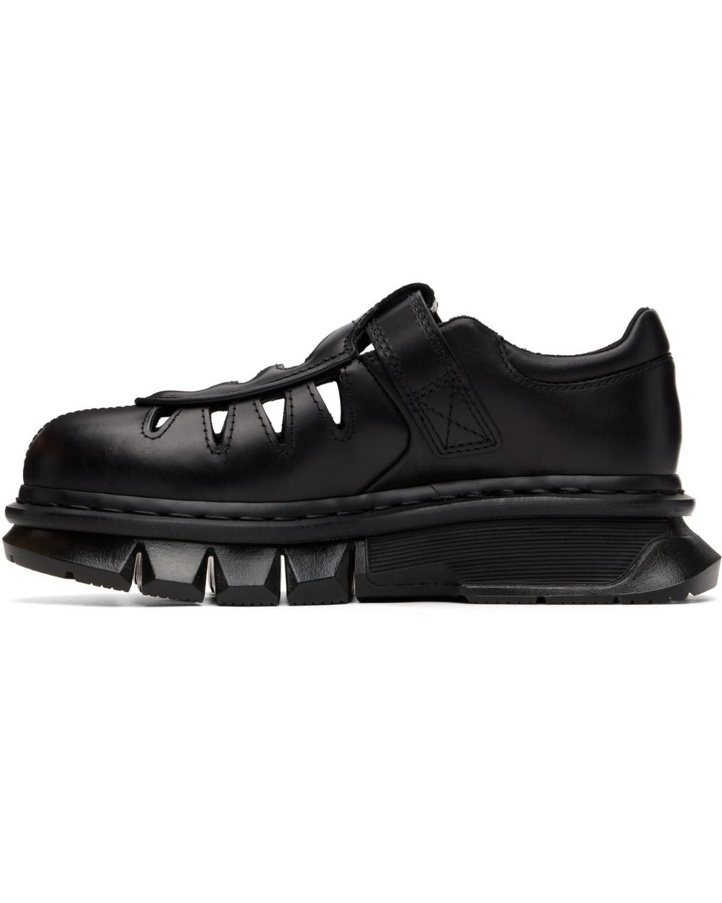 Dr. Martens Black Qubist Fisherman Loafers for men