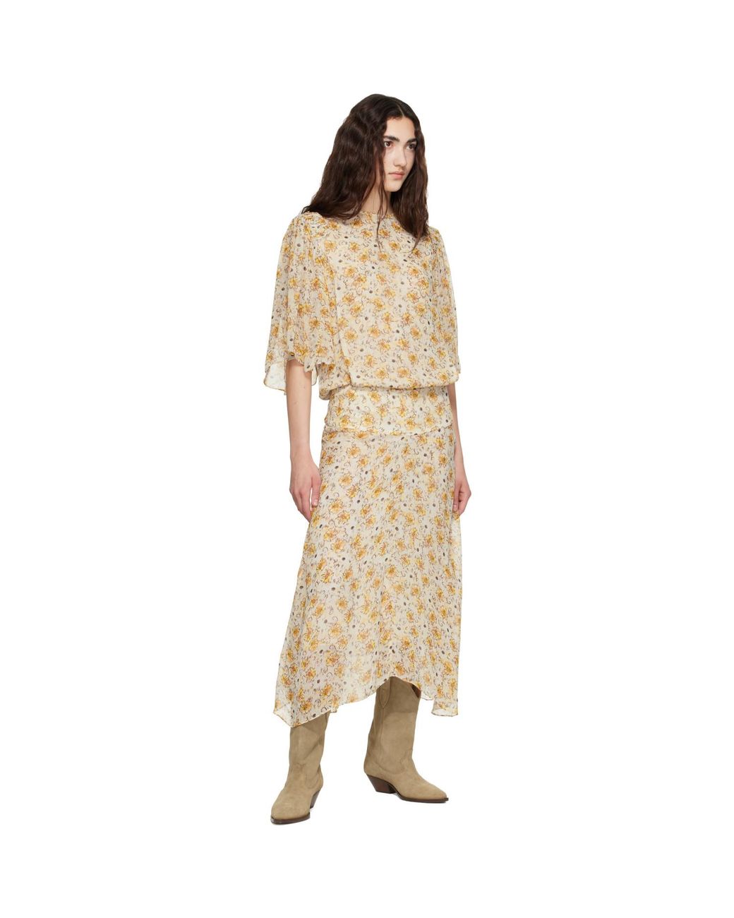 Isabel Marant Metallic Firda Midi Dress