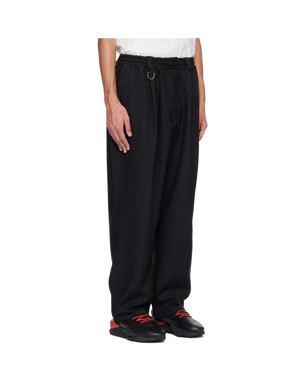 Y-3 Black Sport Uniform Cargo Pants for men