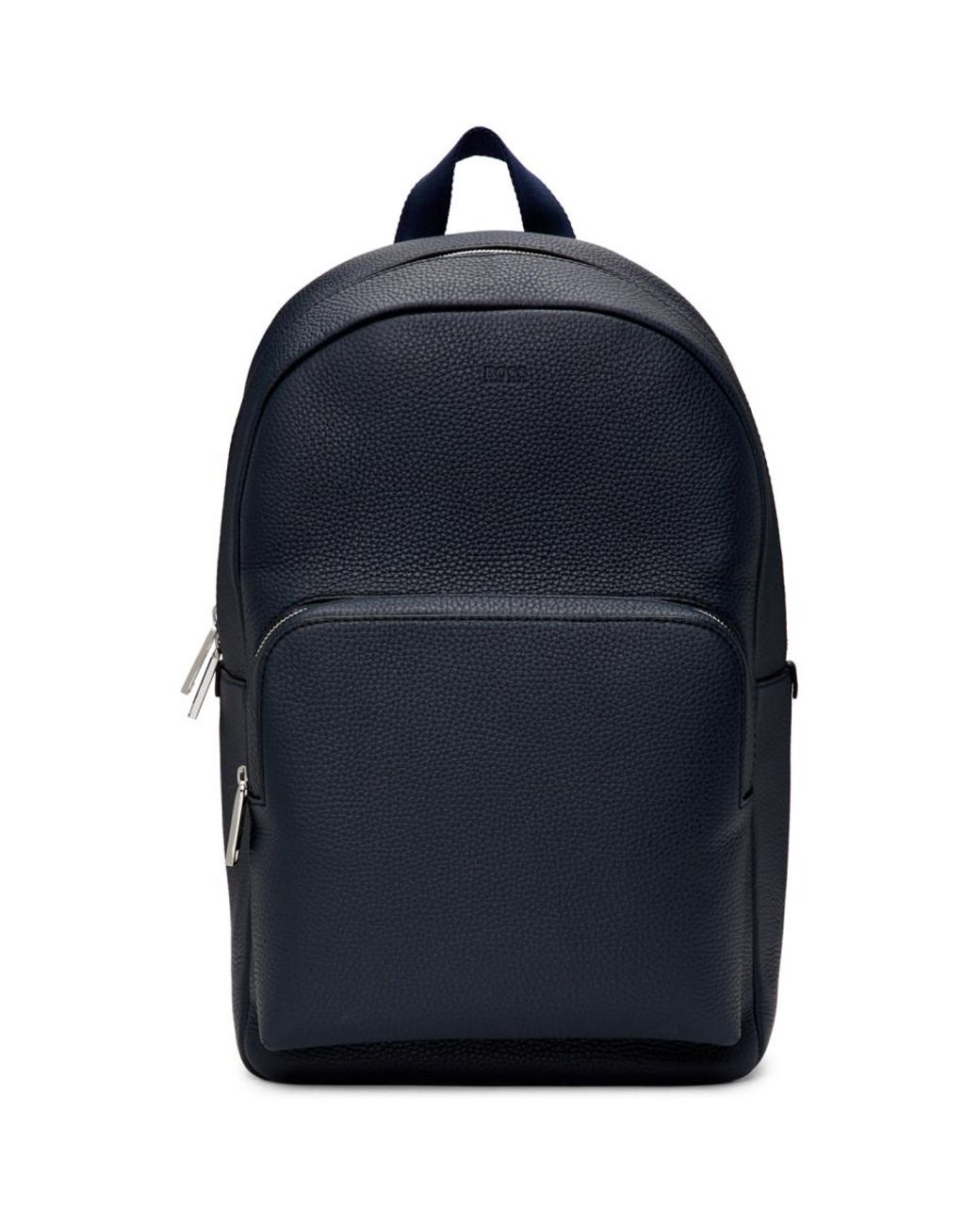 BOSS by HUGO BOSS Leather Navy 