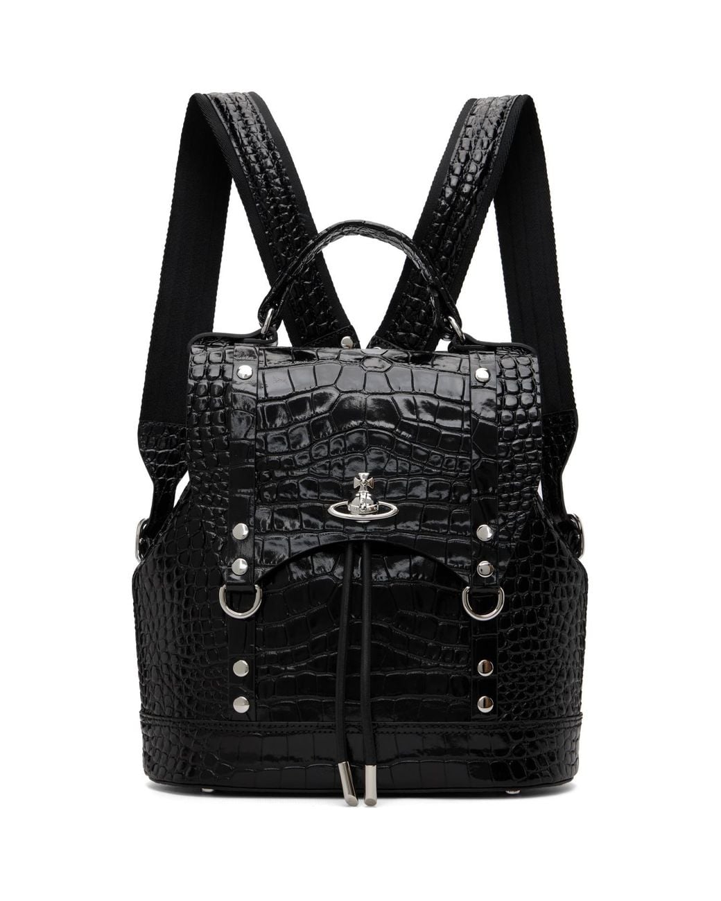 Vivienne Westwood Black Max Small Backpack for men