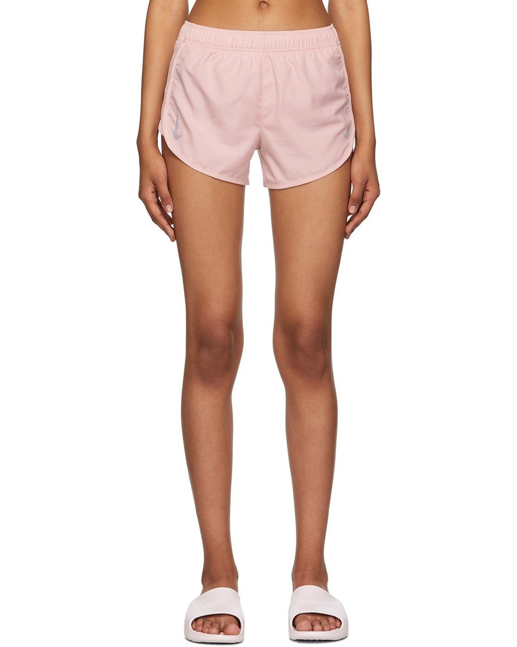 pink nike shorts