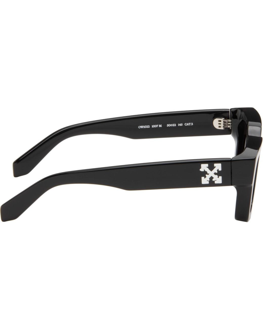 Off-White c/o Virgil Abloh Black Virgil Sunglasses for men