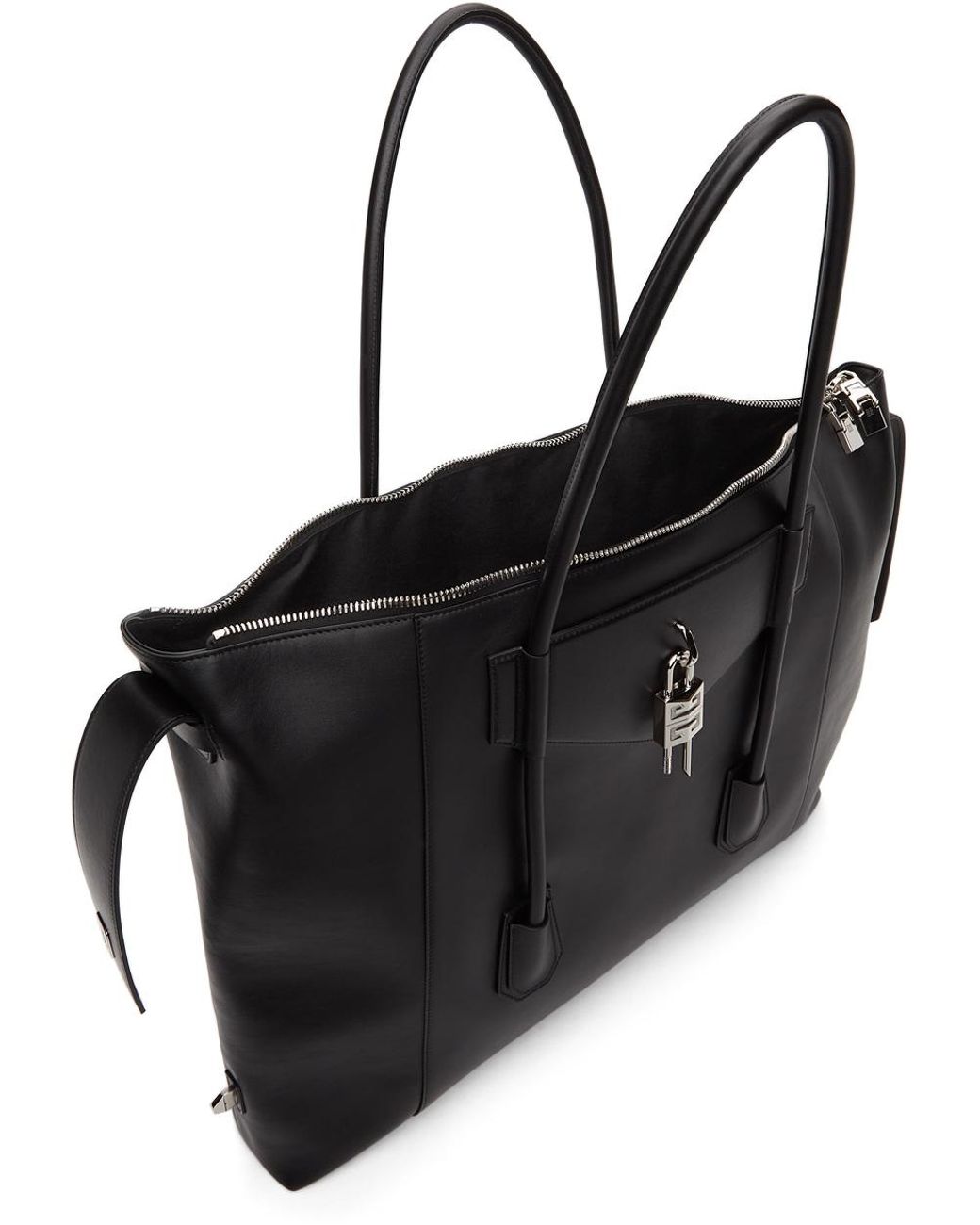 Givenchy Leather Large Antigona Lock Soft Tote in Black for Men | Lyst