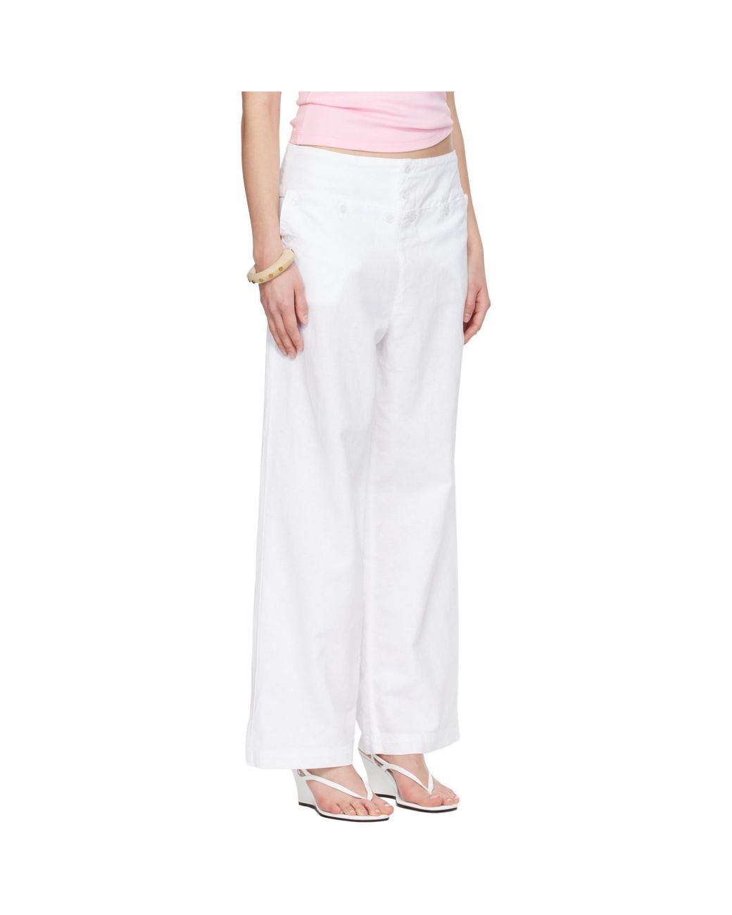 GIMAGUAS White Anna Trousers