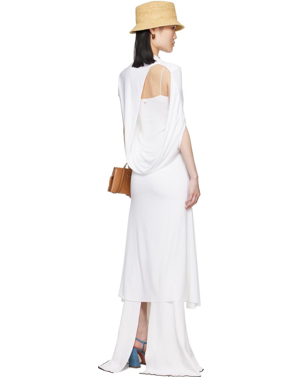 Jacquemus La Casa 'la Robe Salerno' Midi Dress in Black | Lyst