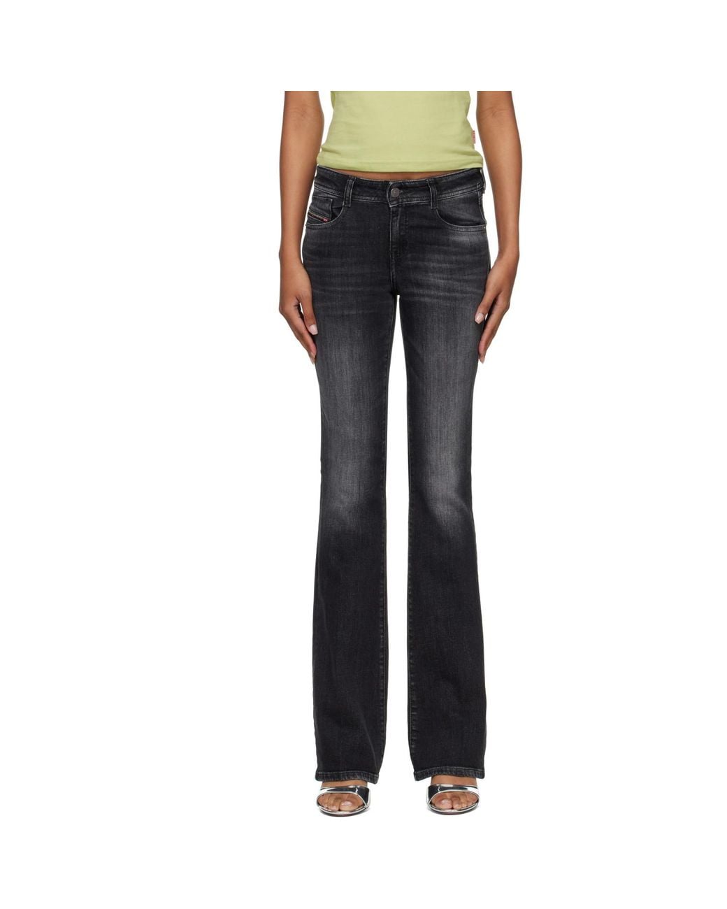 DIESEL Blue Bootcut Low Waist 1969 D-Ebbey Jeans