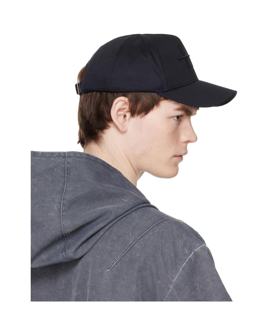 HELIOT EMIL Black Plus Cap for men