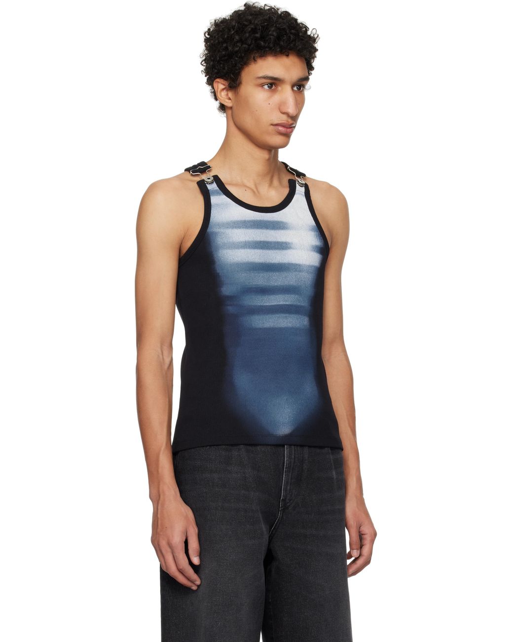 Jean Paul Gaultier 'Le Mâle' Tank Top in Blue for Men | Lyst UK
