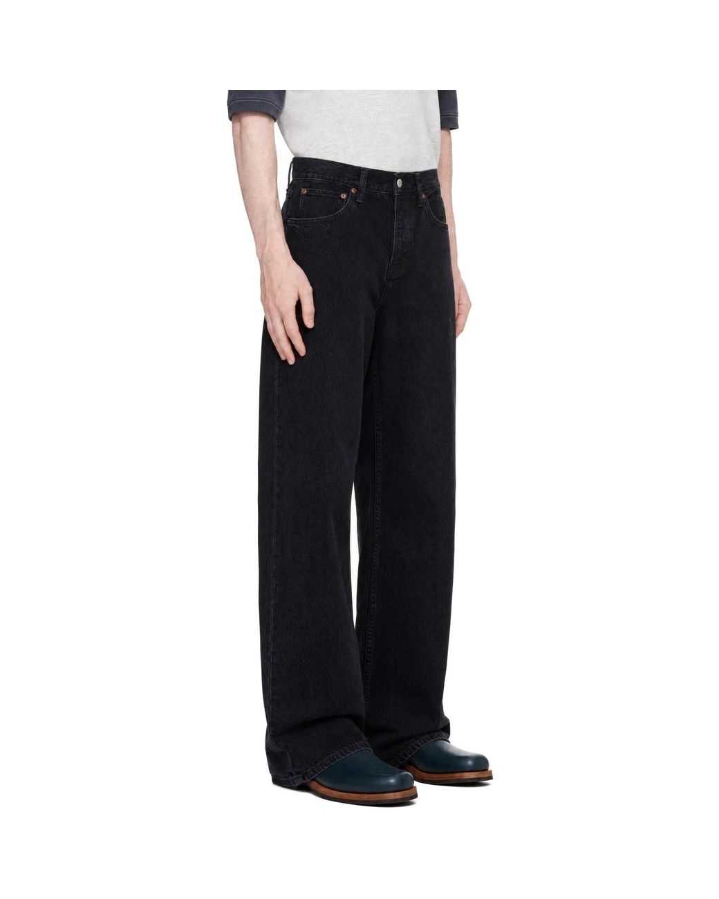 Nudie Jeans Black Tuff Tony Jeans for men