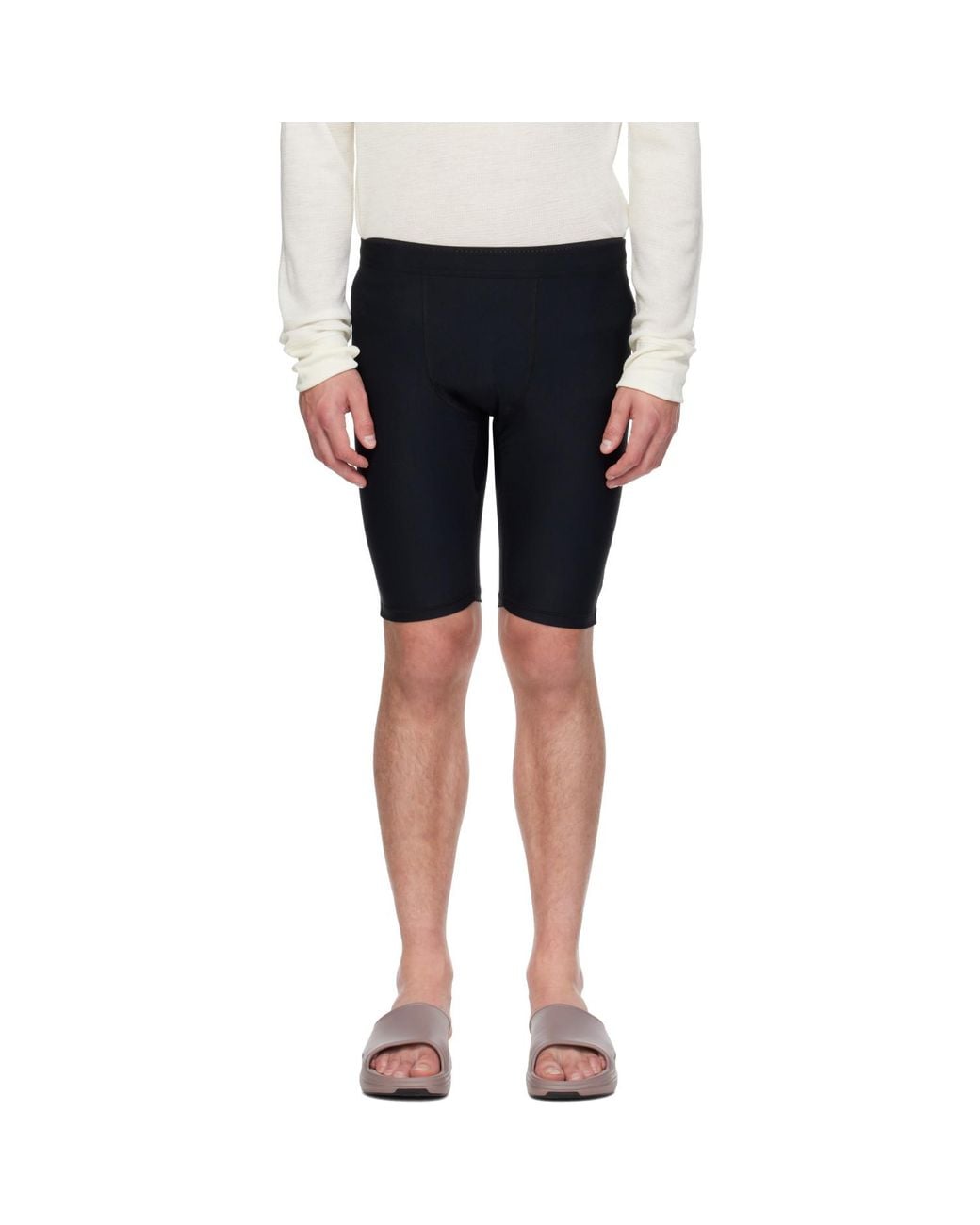 Literary Sport Black Pablo Running Shorts for men