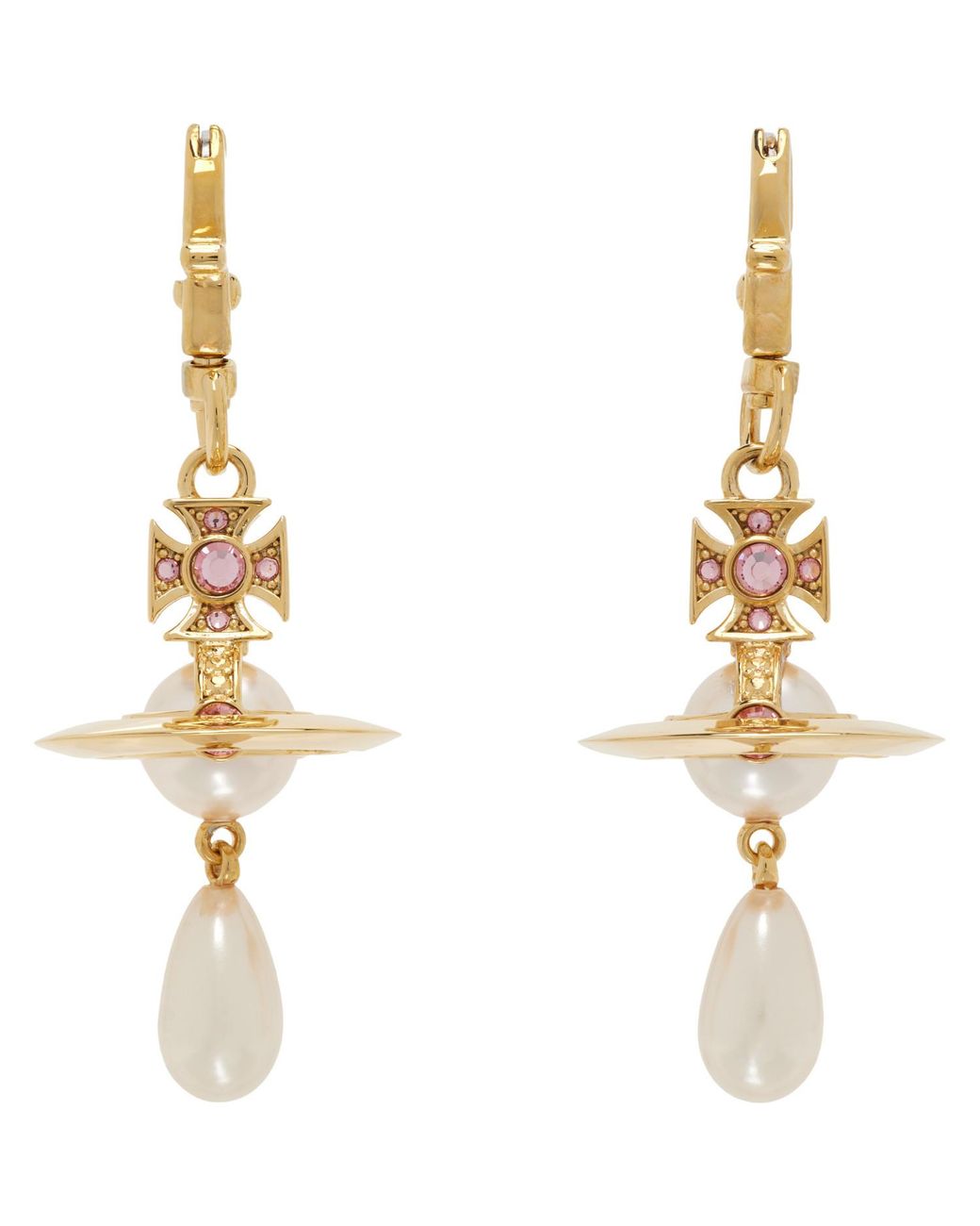 Vivienne Westwood Metallic Aida Earrings